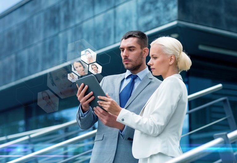 AI technology shaping career opportunities in a digital workspace