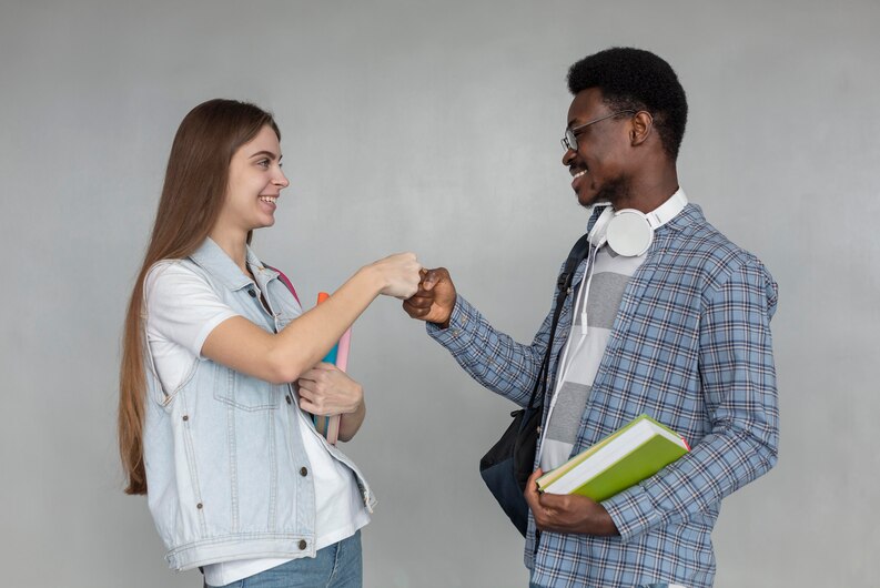 Mentor celebrating student’s career success