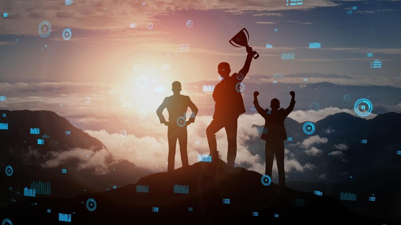 Symbolic image of career success through personalized learning.