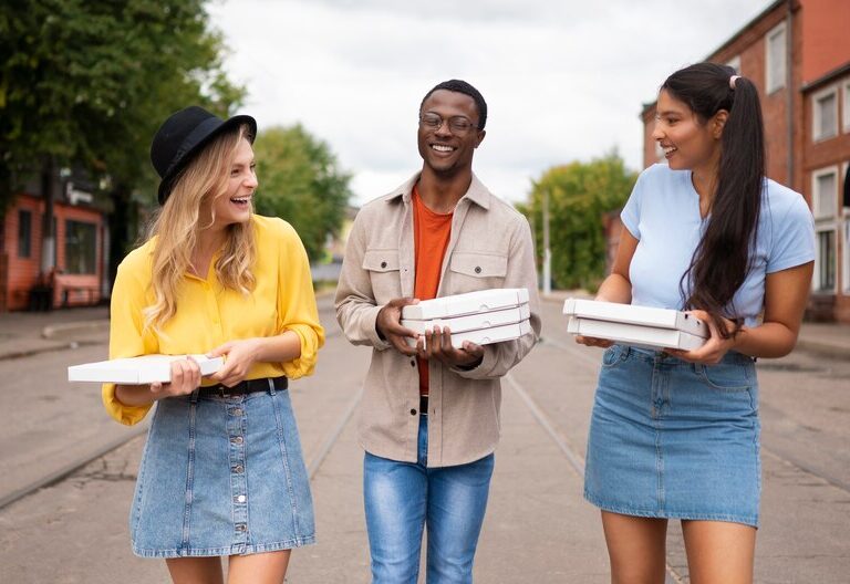 Group of diverse students beginning their professional journey in Australia
