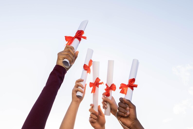 Successful graduates after internship completion
