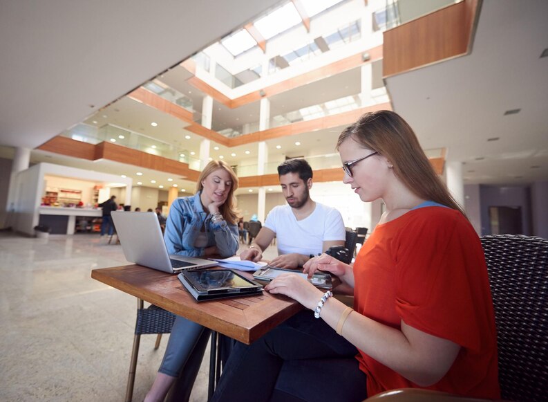 Educational institutions partnering with businesses