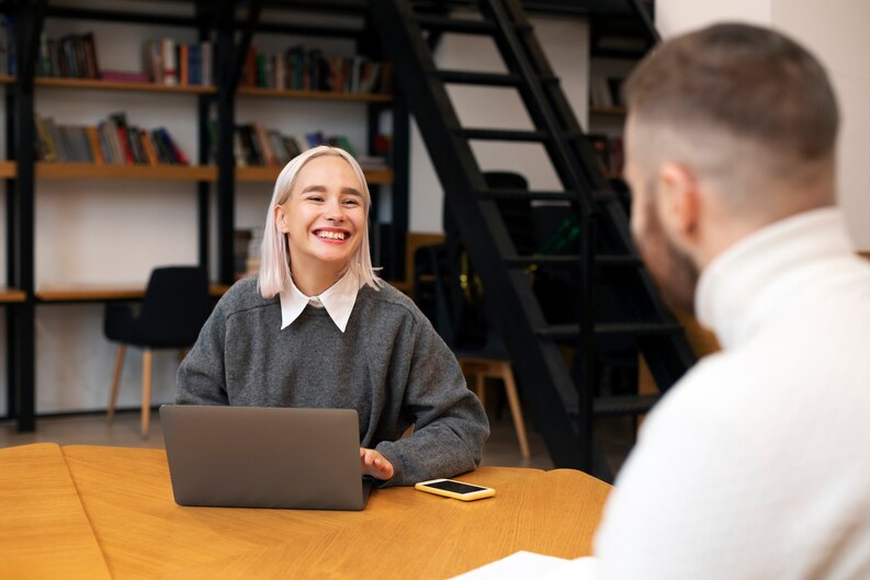 Intern gaining confidence through real-world practice