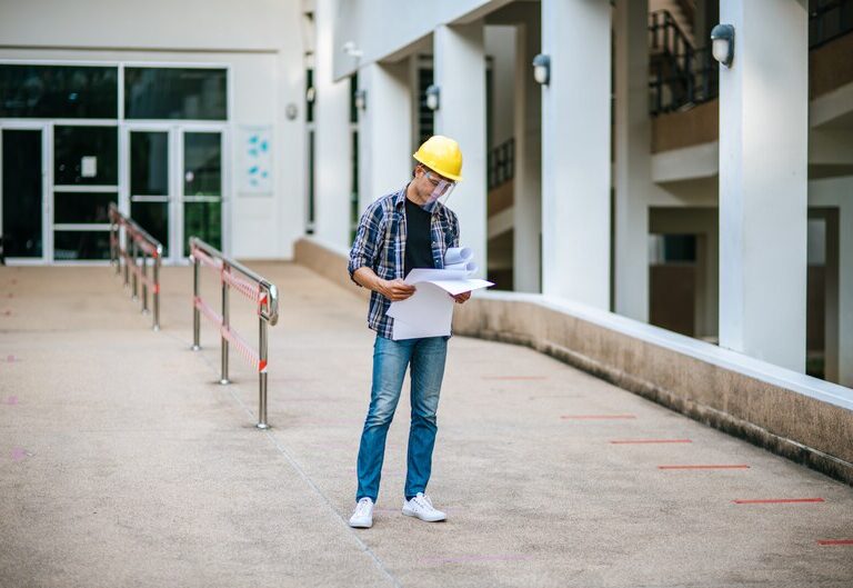 Vocational student starting industry placement on-site