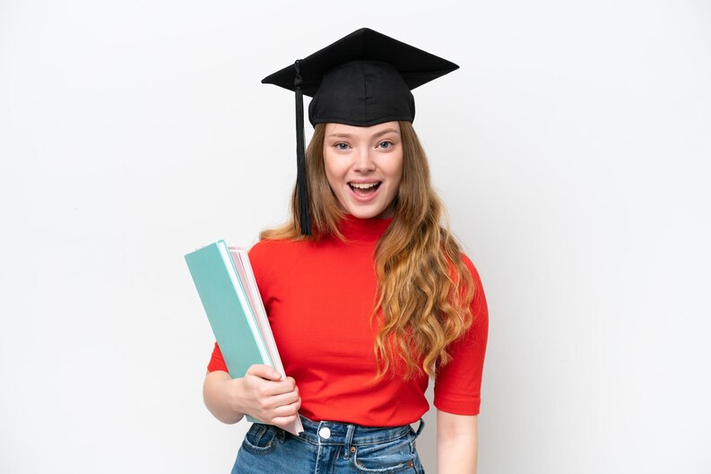 Student graduating with academic and internship experience