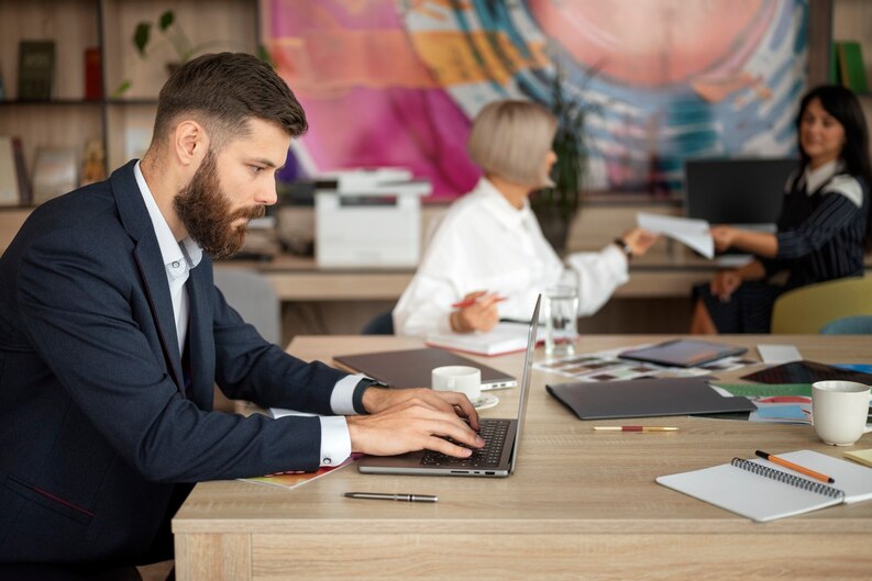 Intern multitasking and adapting in a professional setting