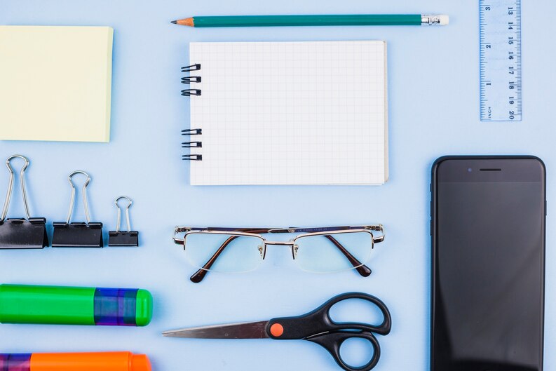 Student's kit for first day of industry placement