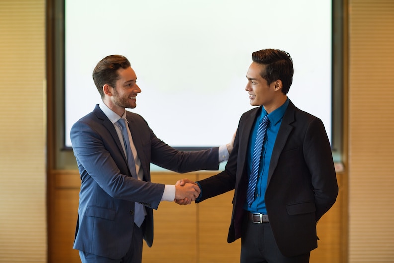 Employer welcoming a student placed through Future Finds