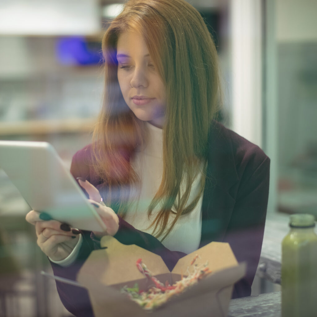 Student improving digital literacy for future careers