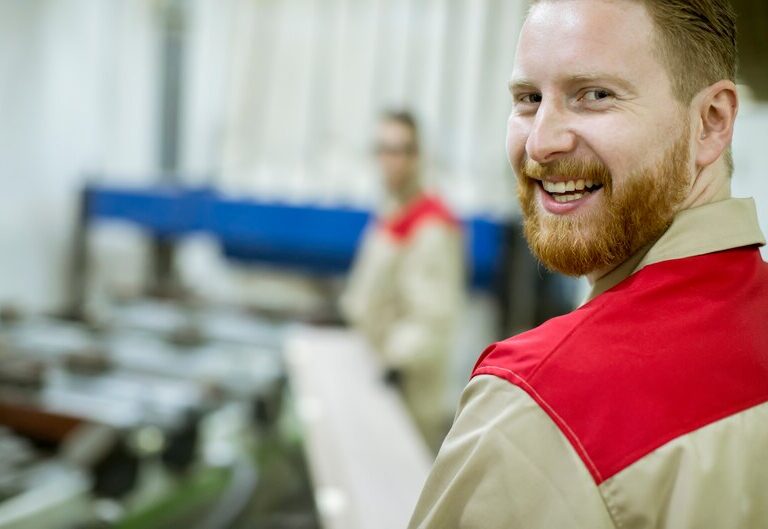 Student gaining practical experience during industry placement