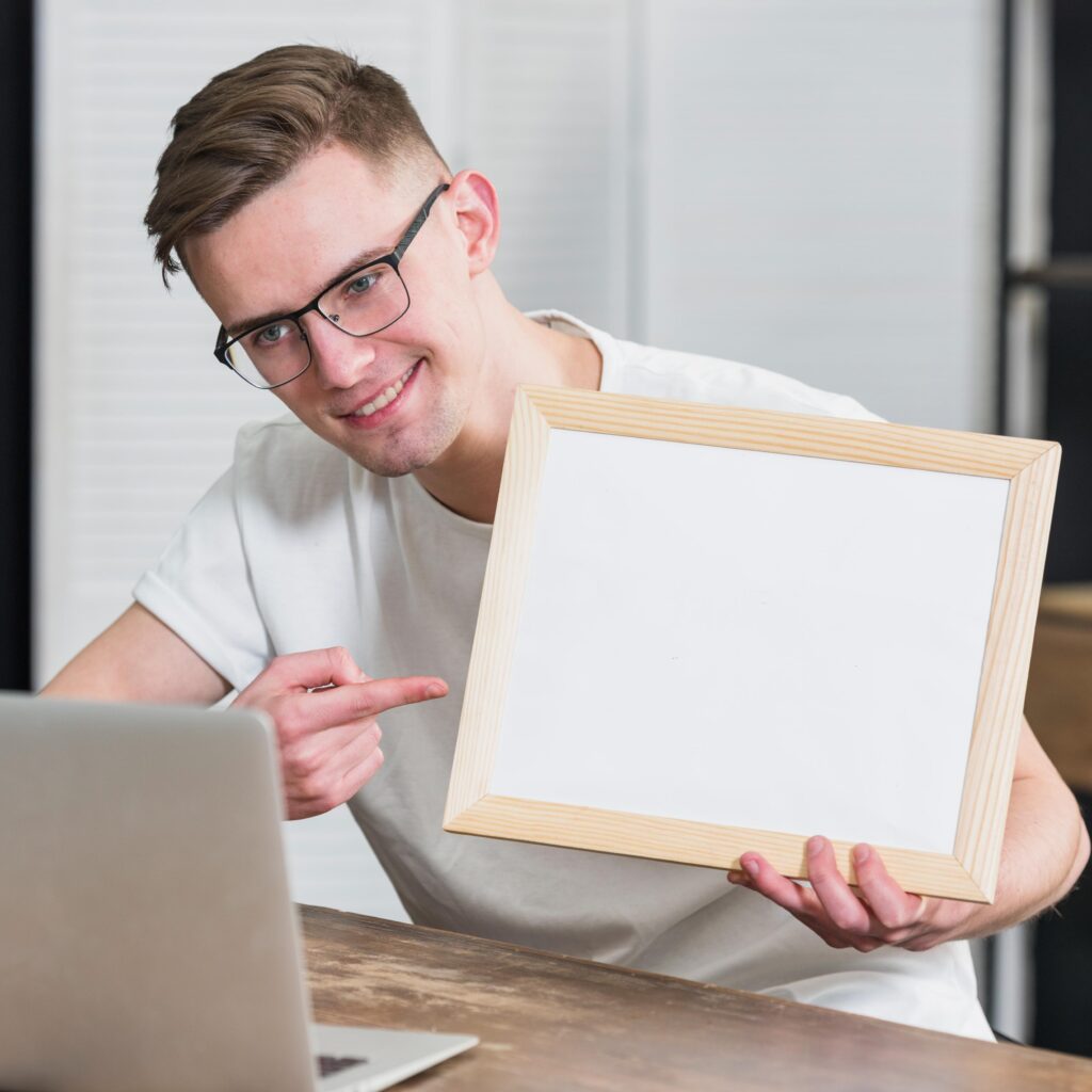 Student completing remote internship successfully
